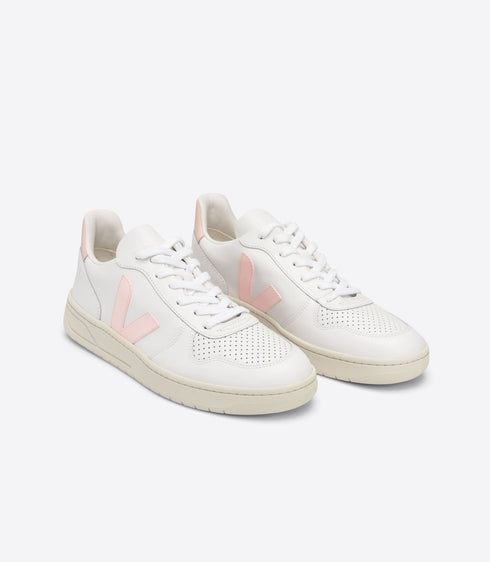 Veja V-10 Leather White Petale